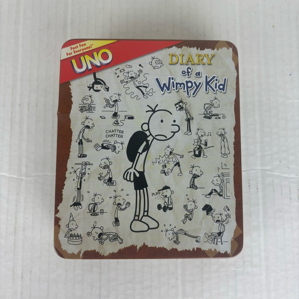 UNO-Diary of a Whimpy Kid-Card Game-special tin box edition